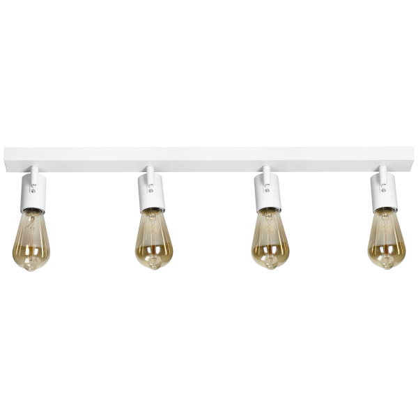 RIO SP 4, wall and ceiling light, E27 max. 4x60W, IP20, white RIO SP 4, wall and ceiling light, E27 max. 4x60W, IP20, white